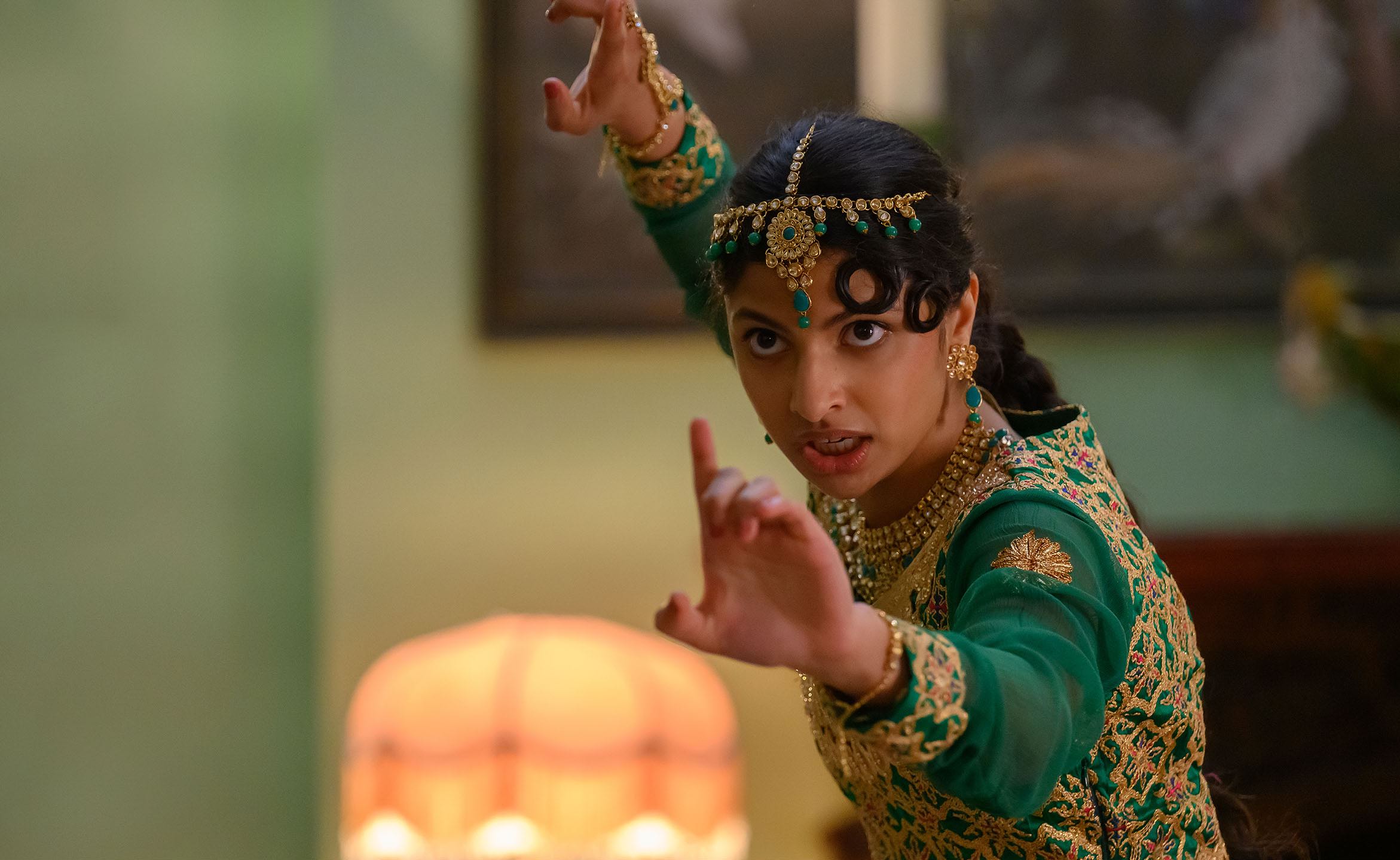 Priya Kansara treats wedding jitters with kick-ass action in Polite Society / Photo by Parisa Taghizadeh, courtesy of Sundance Institute